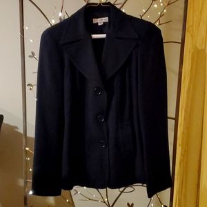 Bebe fitted black 3 button blazer